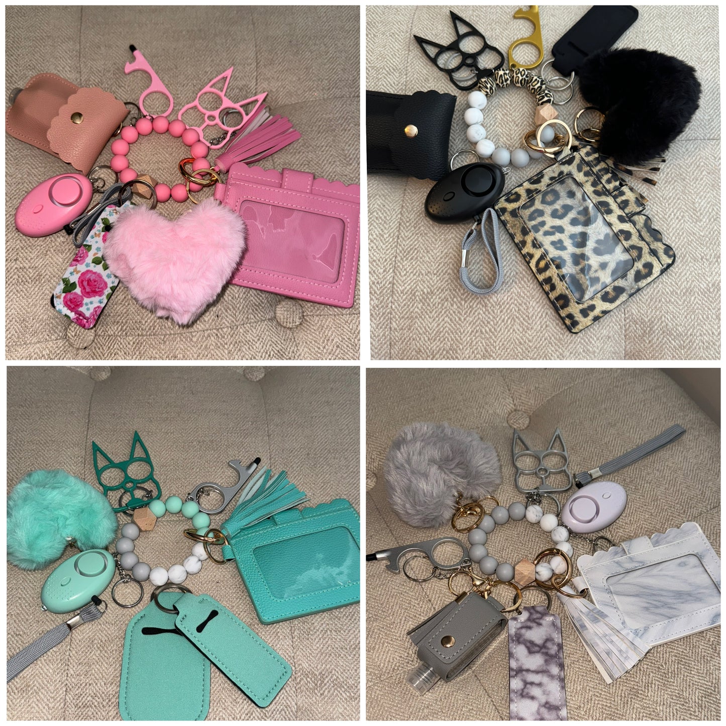 Well Equipped Keychains with Card Holder Wristlets